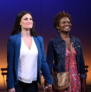 Idina Menzel and LaChanze @ BroadwayWorld Idina Menzel and LaChanze Photo