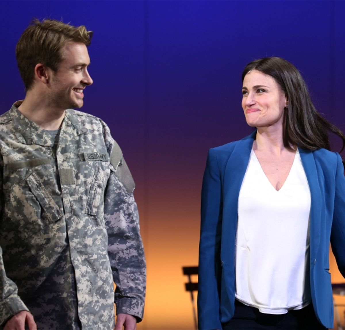  James Snyder and Idina Menzel  at 