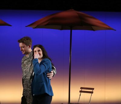 James Snyder and Idina Menzel  Photo