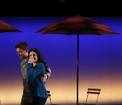 James Snyder and Idina Menzel  Photo