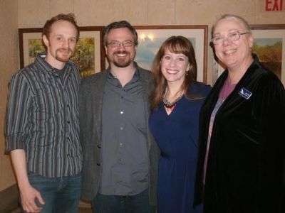 Tyler Rich, Joseph Zettelmaier, Melanie Keller, and Alison C. Vesely Photo