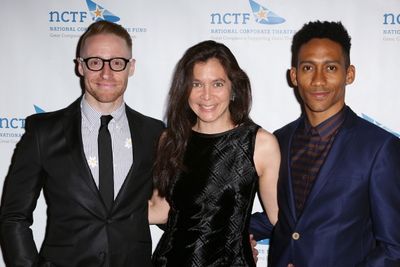 Matt Gould, Diane Paulus and Griffin Matthews  Photo