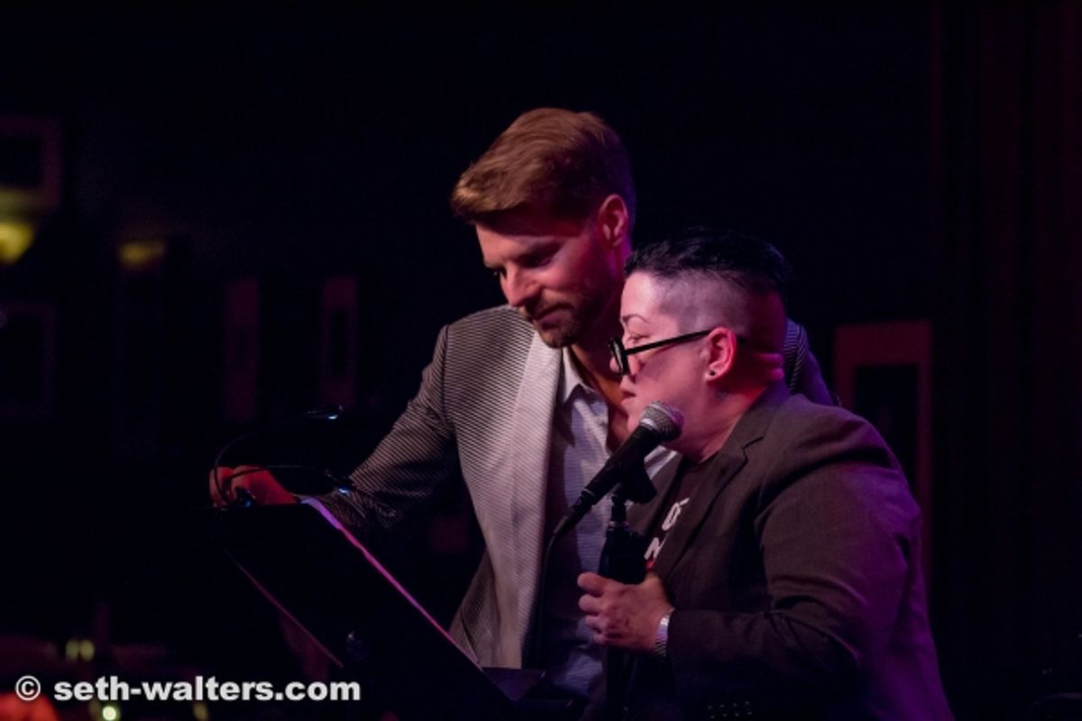 Lance Horne, Lea DeLaria at 