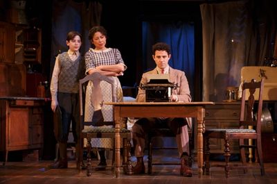 Matthew Schechter, Mimi Lieber, Santino Fontana Photo