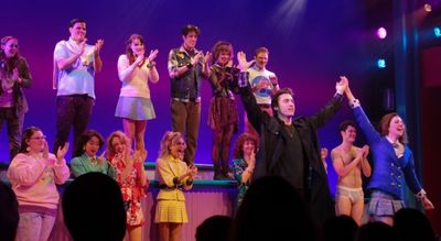 Ryan McCartan, Barrett Wilbert Weed and the cast Photo