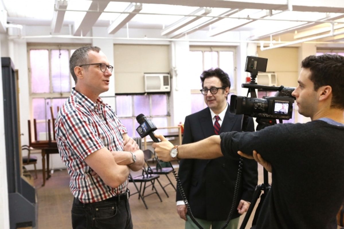 Director Mark Brokaw and Playwright Nicky Silver at 