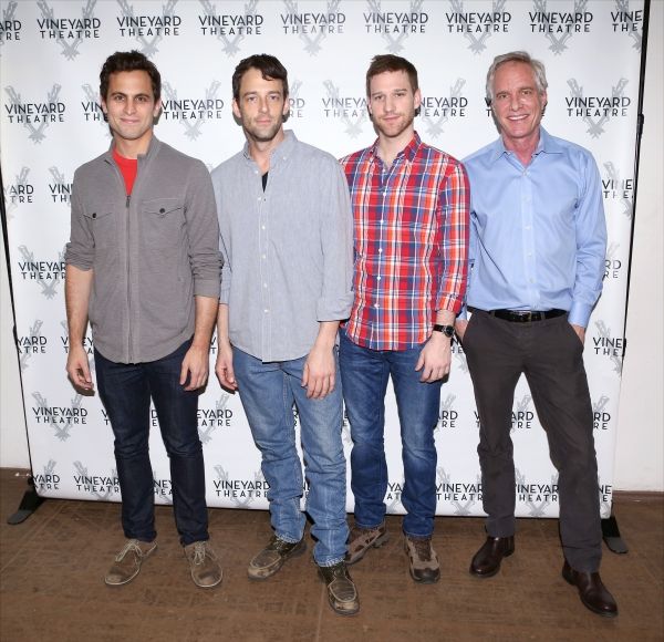 Matt Dellapina, Ken Barnett, Matt Dickson and Richard Bekins Photo