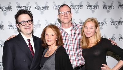 Playwright Nicky Silver, Linda Lavin, Director Mark Brokaw and Jennifer Westfeldt Photo