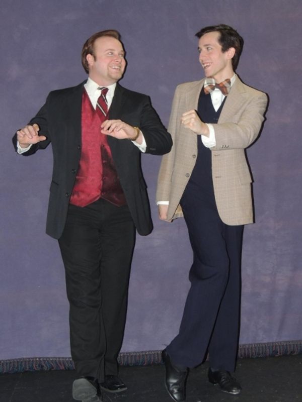 Don and Cosmo - Jordan B. Stocksdale as Don Lockwood and Joseph Waeyaert as Cosmo Bro Photo