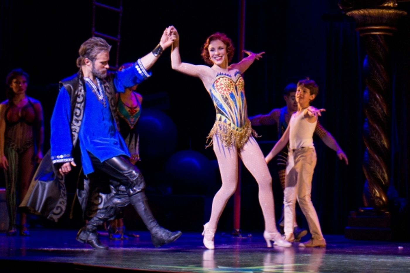 Photo Coverage: Kyle Dean Massey And Ciara Renee Take First Bows In PIPPIN  Image