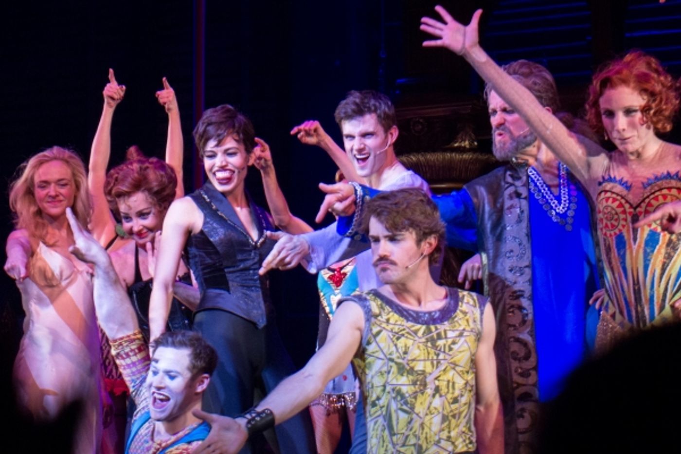 Photo Coverage: Kyle Dean Massey And Ciara Renee Take First Bows In PIPPIN  Image