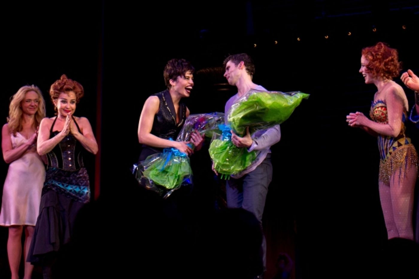Photo Coverage: Kyle Dean Massey And Ciara Renee Take First Bows In PIPPIN  Image
