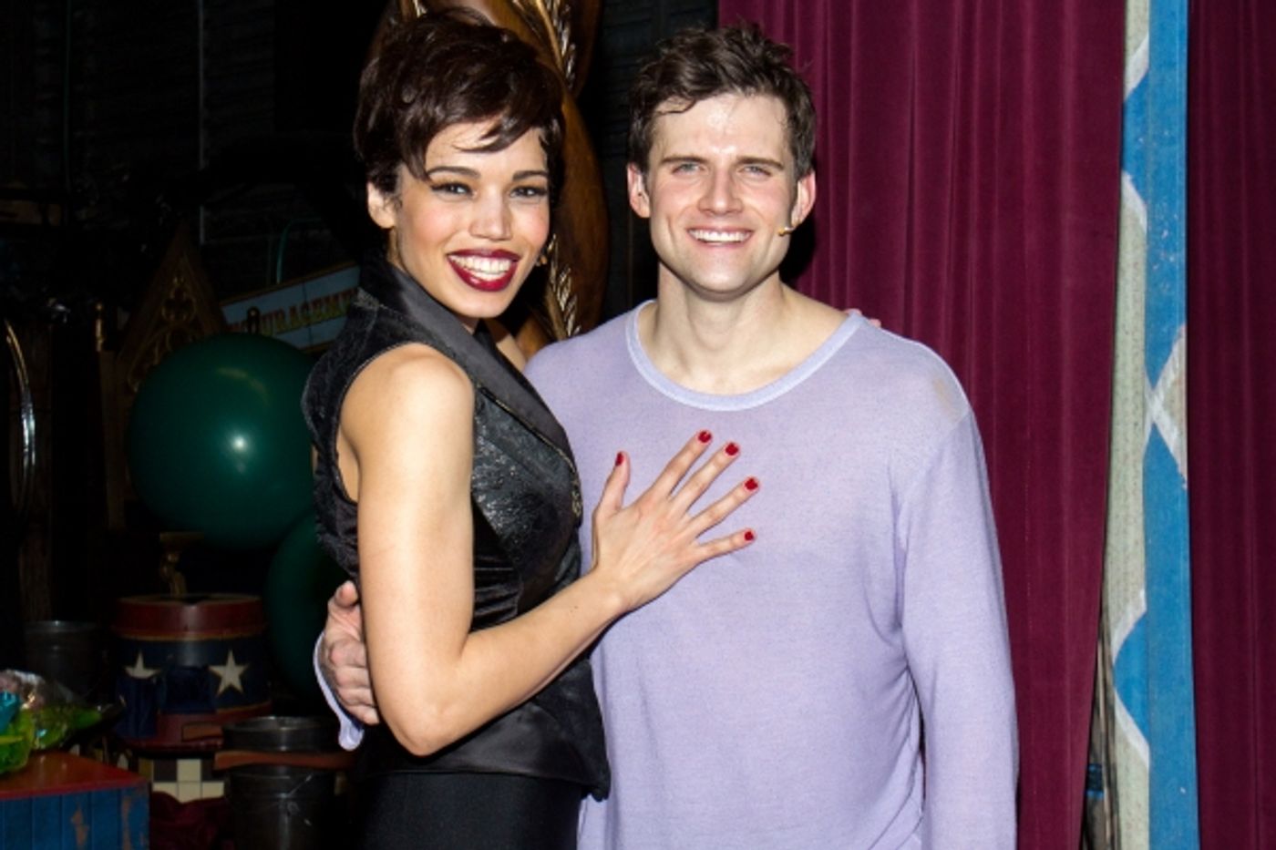 Photo Coverage: Kyle Dean Massey And Ciara Renee Take First Bows In PIPPIN  Image