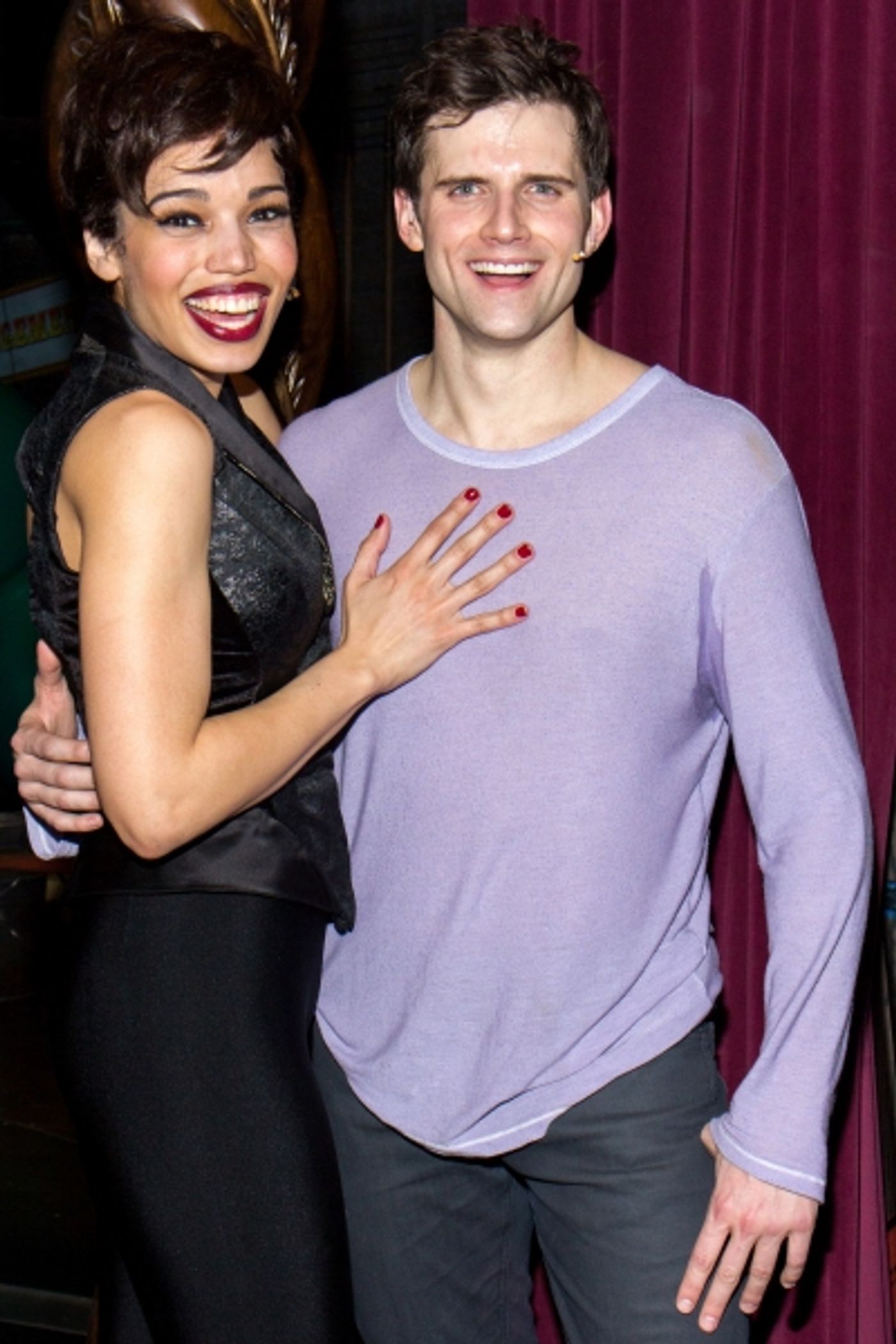 Photo Coverage: Kyle Dean Massey And Ciara Renee Take First Bows In PIPPIN  Image