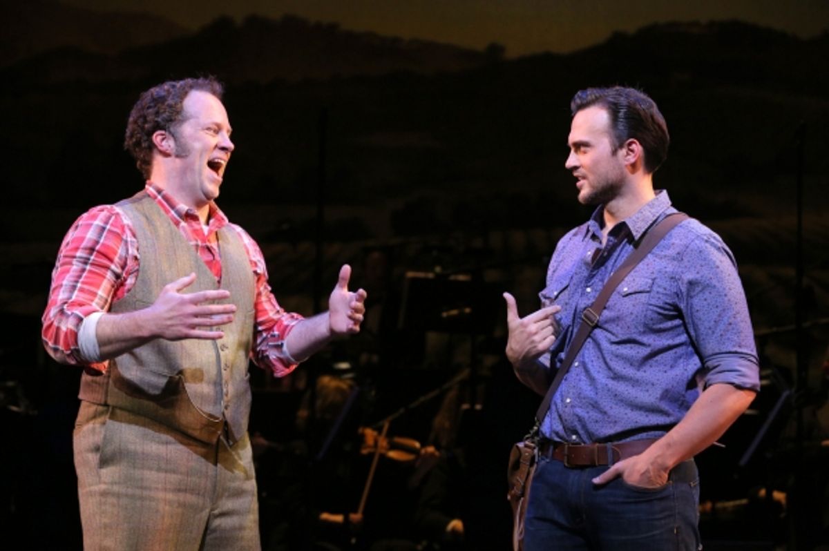 Shuler Hensley, Cheyenne Jackson at 