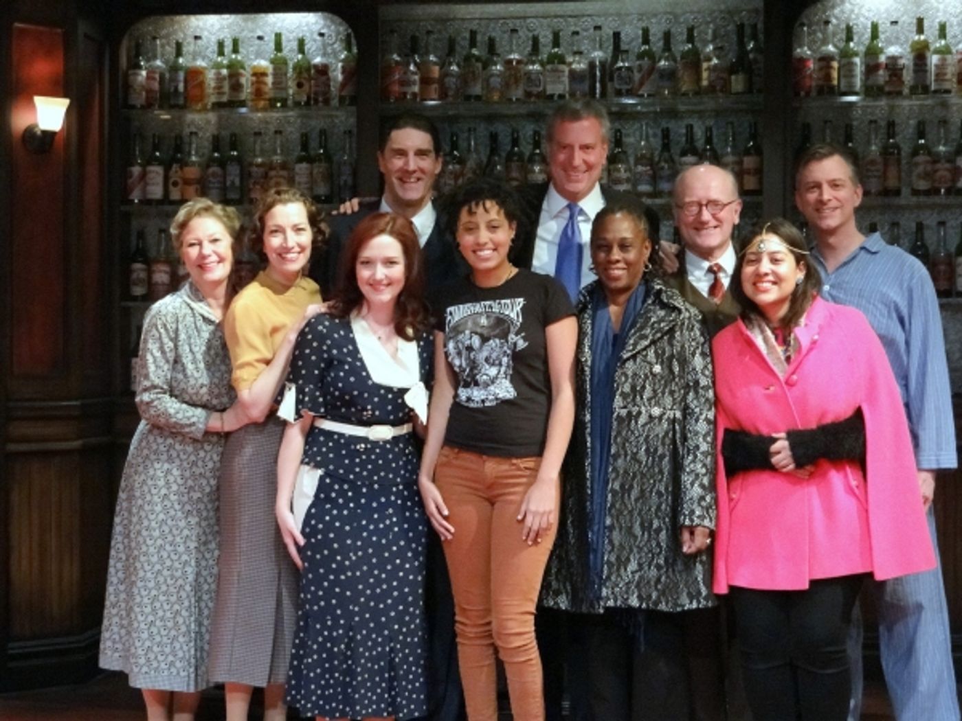 Photo Flash: Mayor Bill de Blasio Visits BILL W. AND DR. BOB  Image
