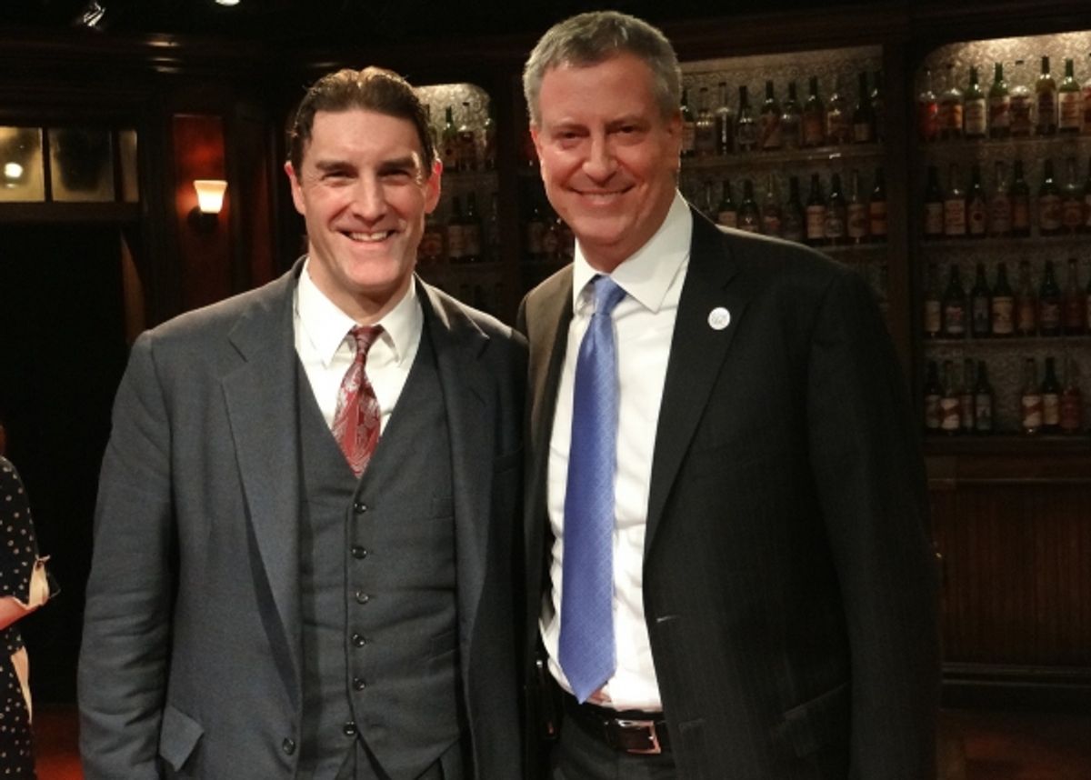 Patrick Boll, Bill de Blasio  at 