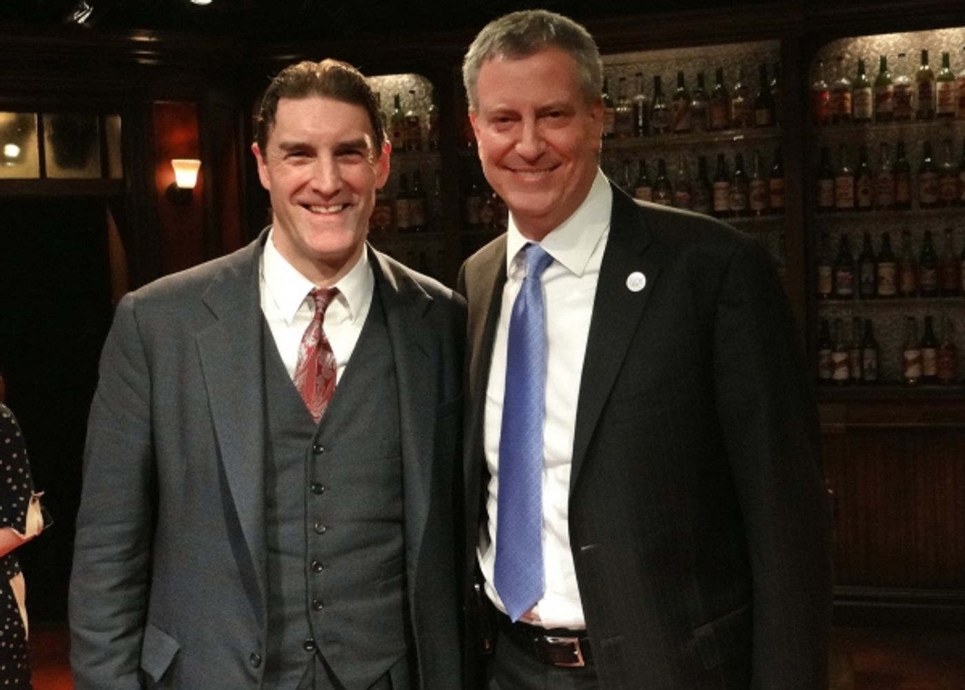 Photo Flash: Mayor Bill de Blasio Visits BILL W. AND DR. BOB  Image