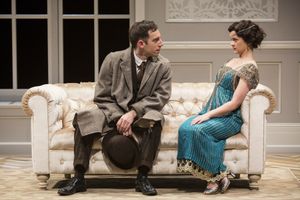 Max Gordon Moore as Ernest Beevers and Rose Hemingway as Hazel Conway @ BroadwayWorld Max Gordon Moore as Ernest Beevers and Rose Hemingway as Hazel Conway Photo