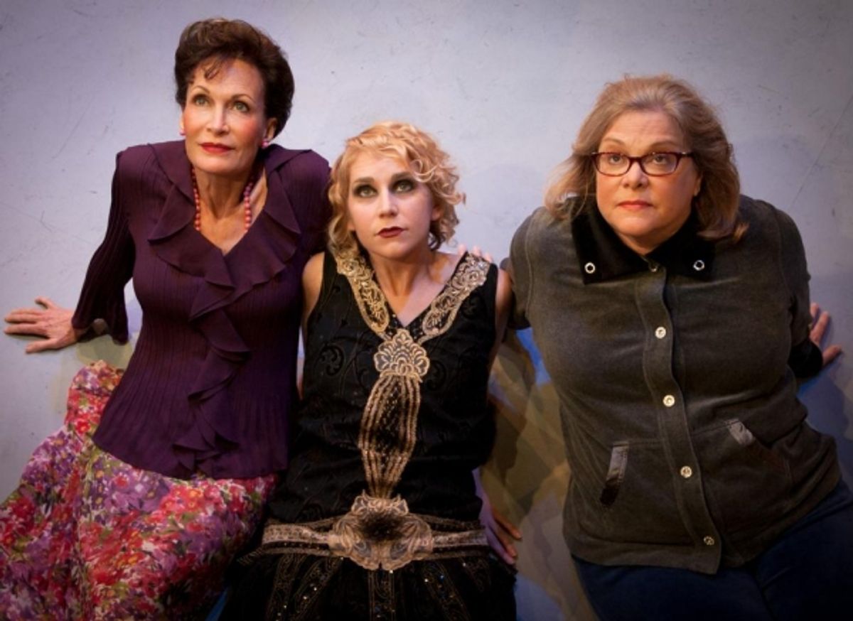 Babs George, Molly Karrasch, Mary Agen Cox at 