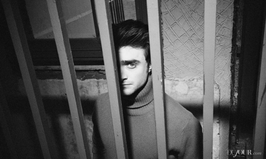 Photo Flash: Daniel Radcliffe Poses for Dujour; Actor Talks 'INISHMAAN', Dark Roles, NYC Parties and More! Image