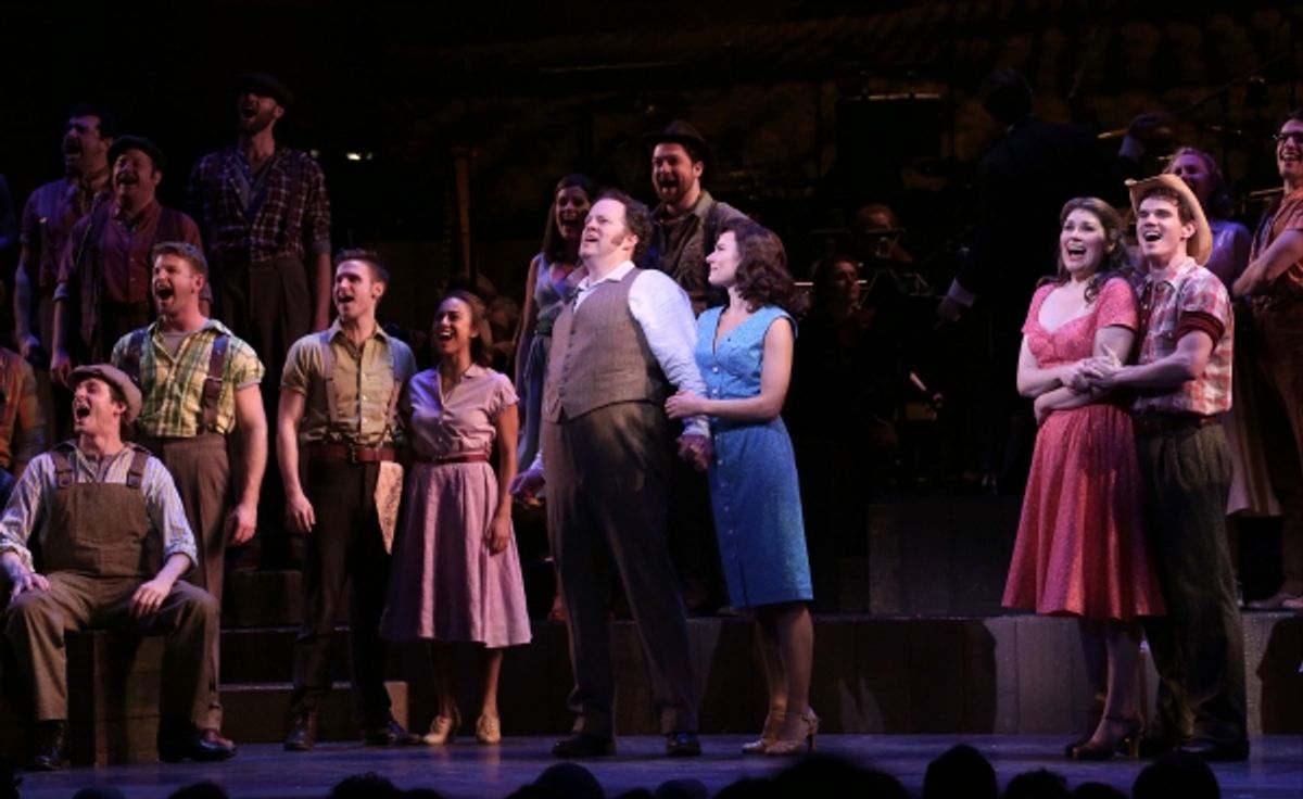 Shuler Hensley, Laura Benanti, Heidi Blickenstaff, Jay Armstrong Johnson and Company at 