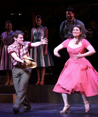 Jay Armstrong Johnson and Heidi Blickenstaff Photo