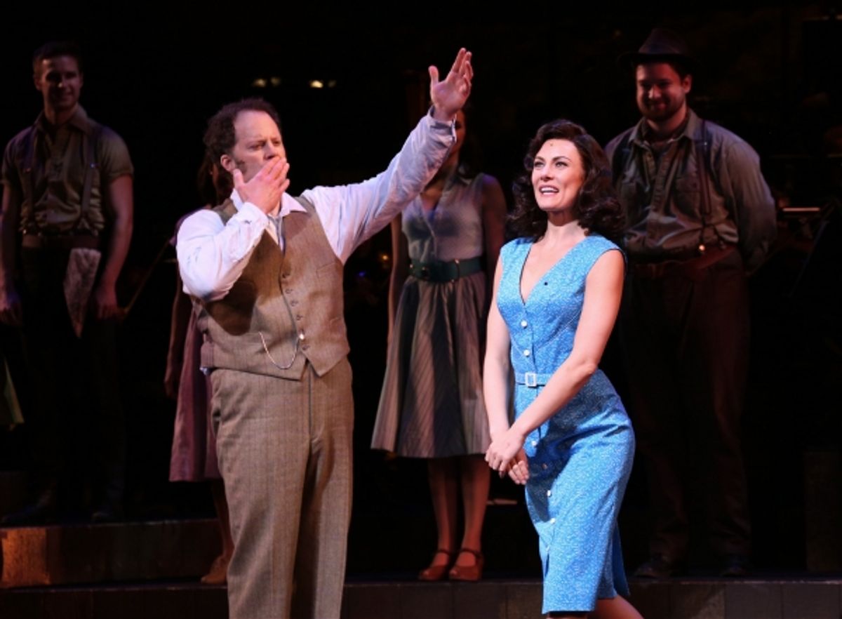 Shuler Hensley and Laura Benanti  at 