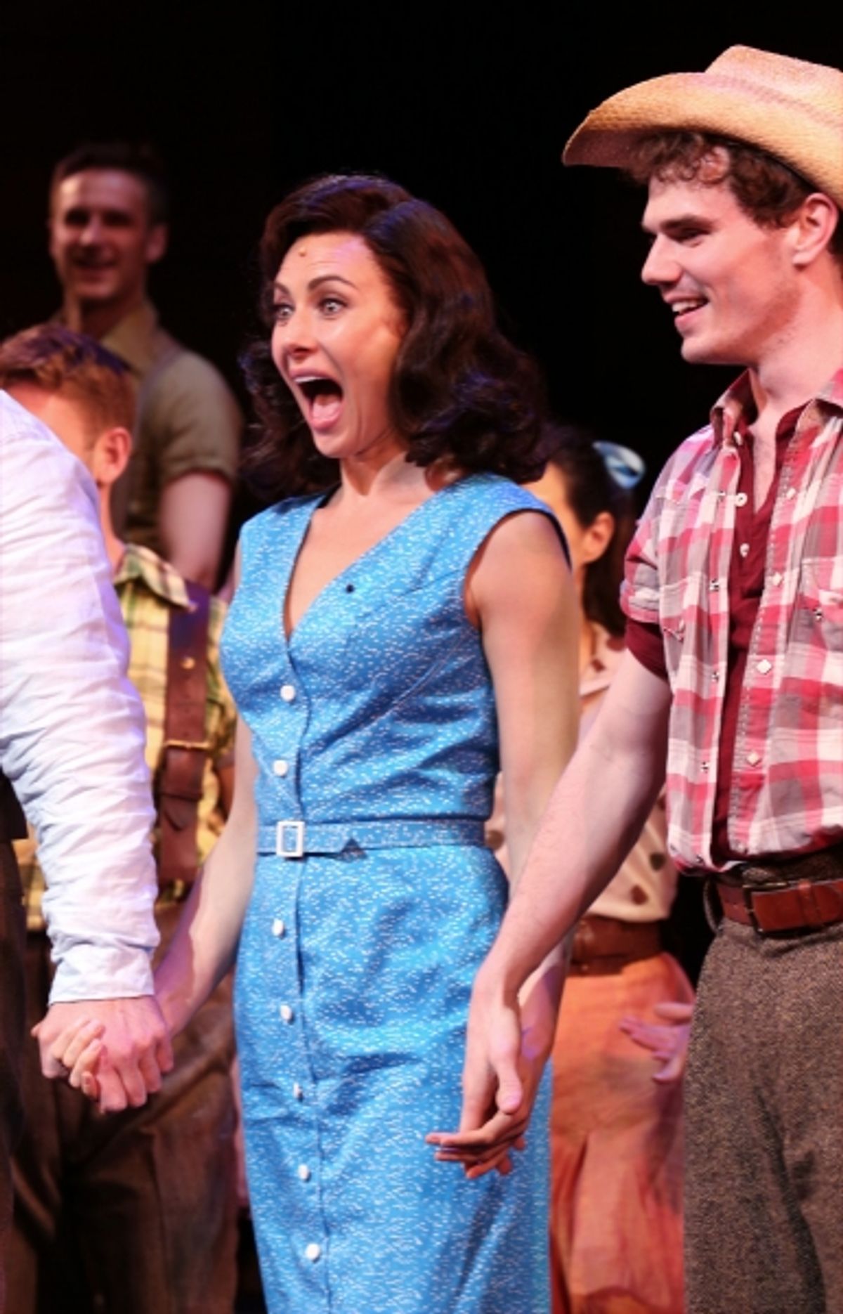 Laura Benanti and Jay Armstrong Johnson  at 