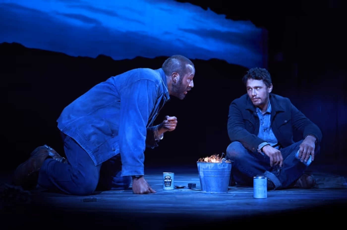 Photo Flash: First Look at James Franco, Chris O'Dowd & Leighton Meester in Broadway's OF MICE AND MEN  Image