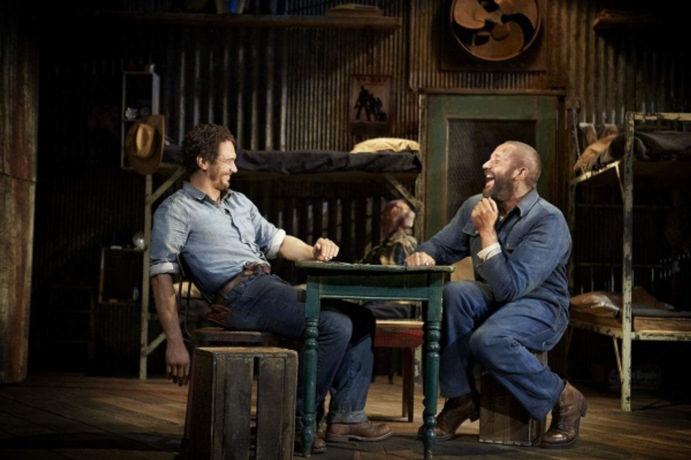 Photo Flash: First Look at James Franco, Chris O'Dowd & Leighton Meester in Broadway's OF MICE AND MEN  Image