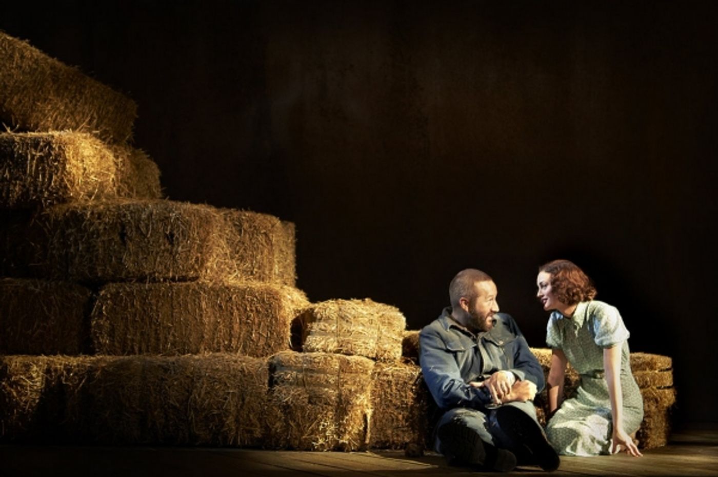 Photo Flash: First Look at James Franco, Chris O'Dowd & Leighton Meester in Broadway's OF MICE AND MEN  Image