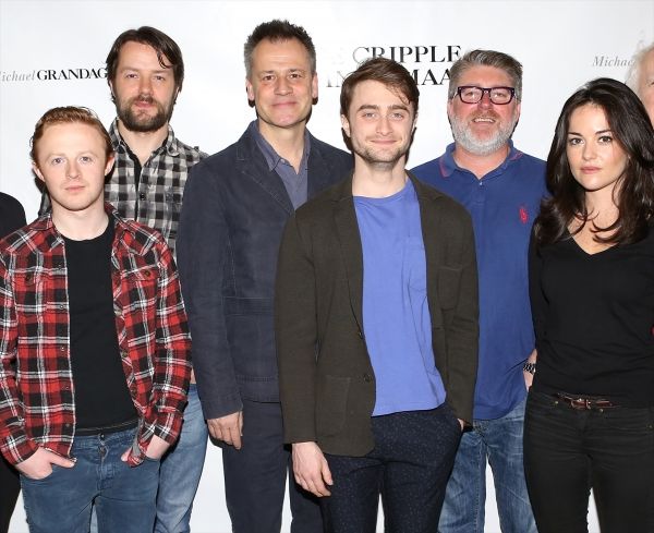 Conor MacNeill, Padraic Delaney, Director Michael Grandage, Daniel Radcliffe, Pat Sho Photo