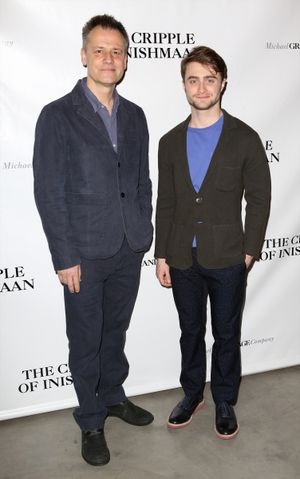 Director Michael Grandage and Daniel Radcliffe @ BroadwayWorld Director Michael Grandage and Daniel Radcliffe Photo