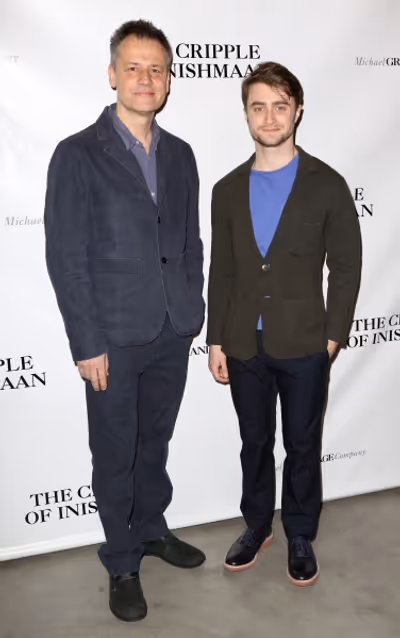 Director Michael Grandage and Daniel Radcliffe  Photo