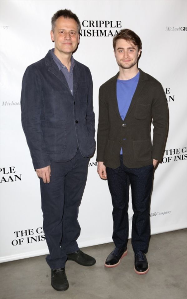 Director Michael Grandage and Daniel Radcliffe  Photo
