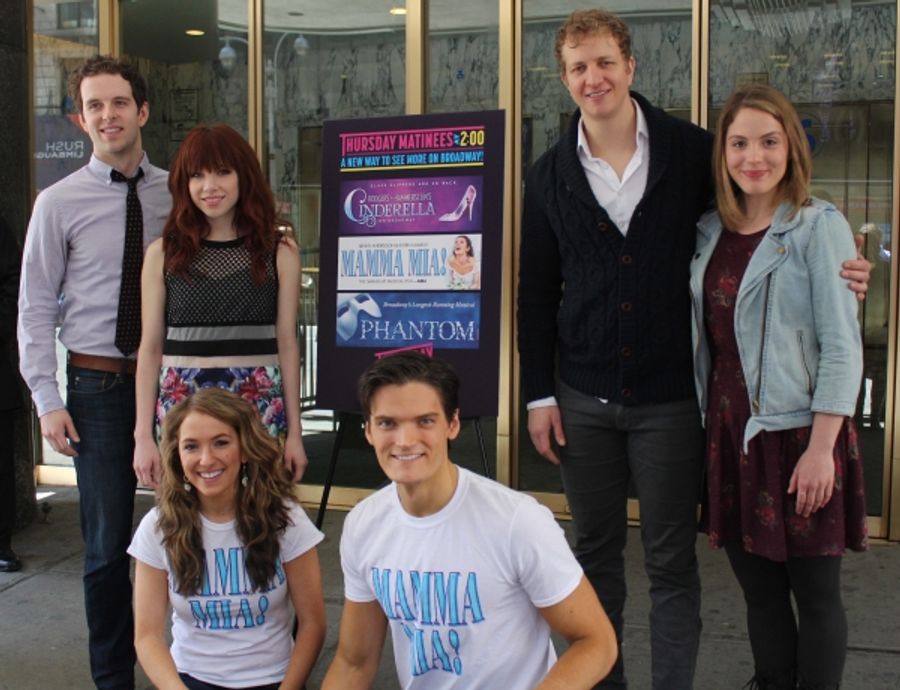 Photo Coverage: Casts of CINDERELLA, THE PHANTOM OF THE OPERA & MAMMA MIA! Celebrate New Thursday Matinees Image