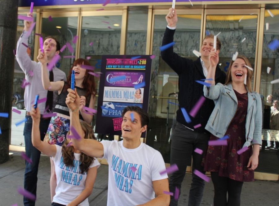 Photo Coverage: Casts of CINDERELLA, THE PHANTOM OF THE OPERA & MAMMA MIA! Celebrate New Thursday Matinees Image