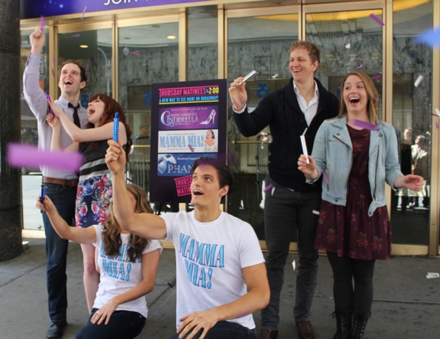 Photo Coverage: Casts of CINDERELLA, THE PHANTOM OF THE OPERA & MAMMA MIA! Celebrate New Thursday Matinees  Image