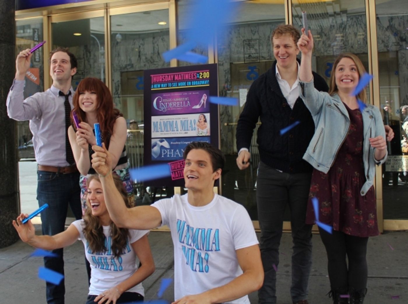 Photo Coverage: Casts of CINDERELLA, THE PHANTOM OF THE OPERA & MAMMA MIA! Celebrate New Thursday Matinees  Image