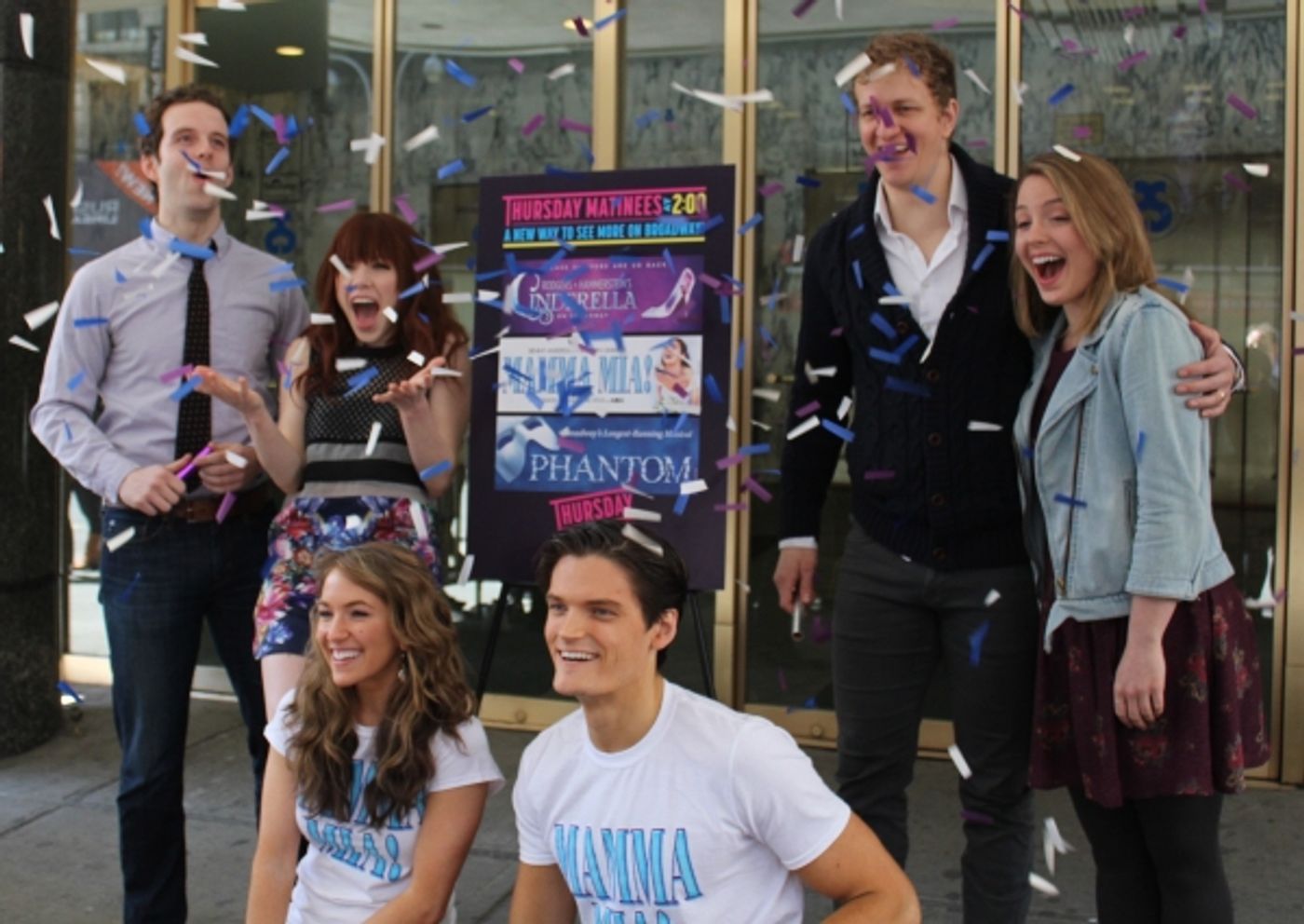 Photo Coverage: Casts of CINDERELLA, THE PHANTOM OF THE OPERA & MAMMA MIA! Celebrate New Thursday Matinees  Image