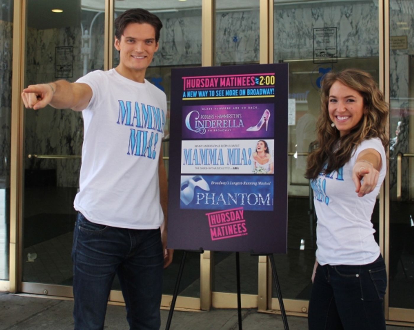 Photo Coverage: Casts of CINDERELLA, THE PHANTOM OF THE OPERA & MAMMA MIA! Celebrate New Thursday Matinees  Image