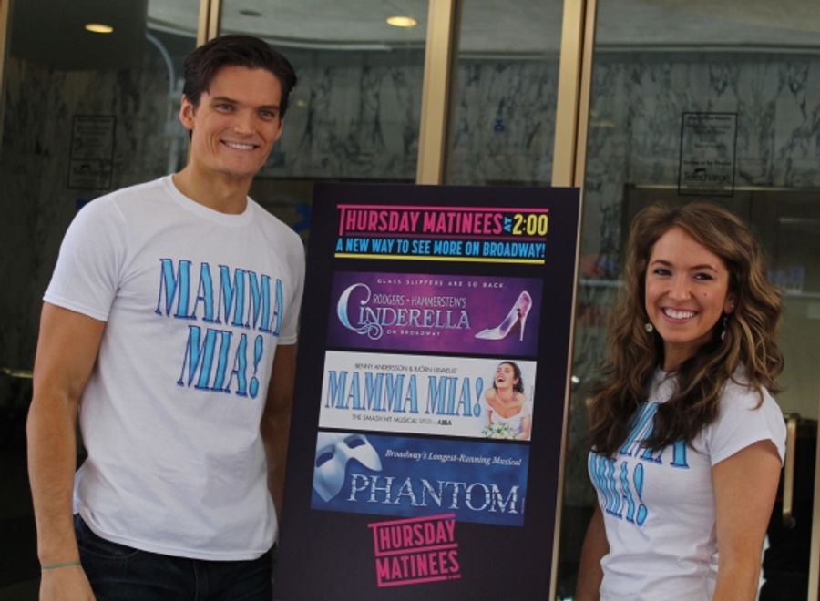 Photo Coverage: Casts of CINDERELLA, THE PHANTOM OF THE OPERA & MAMMA MIA! Celebrate New Thursday Matinees Image