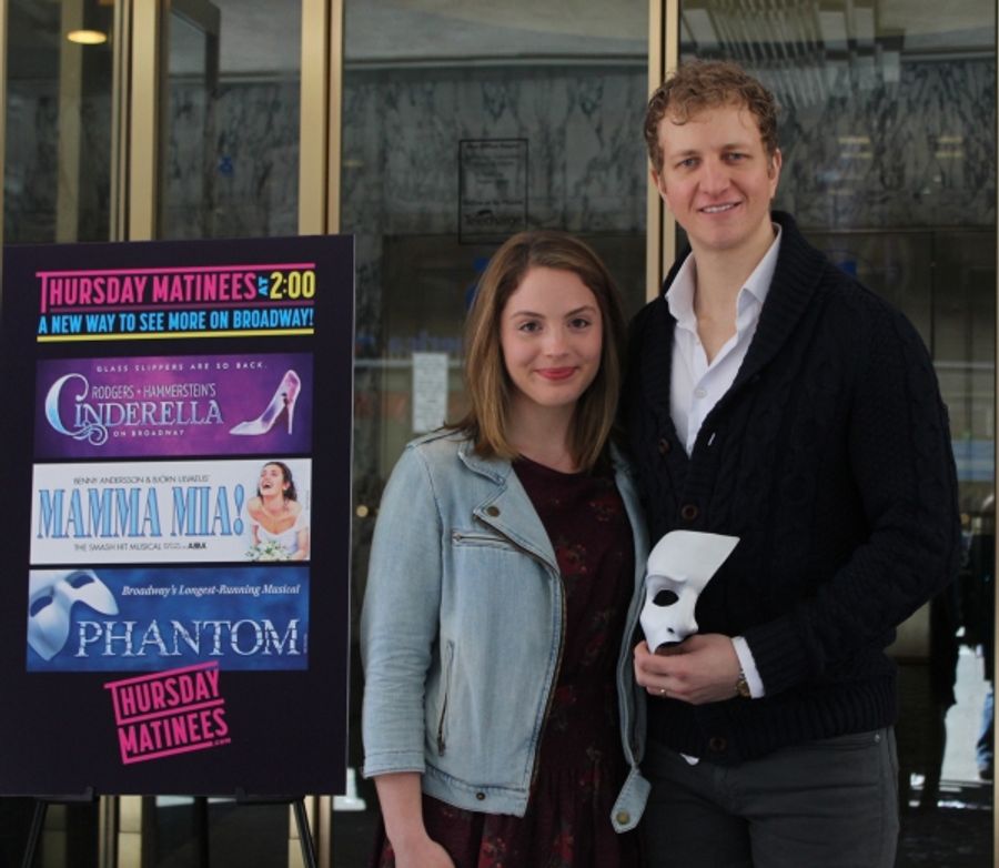 Photo Coverage: Casts of CINDERELLA, THE PHANTOM OF THE OPERA & MAMMA MIA! Celebrate New Thursday Matinees Image
