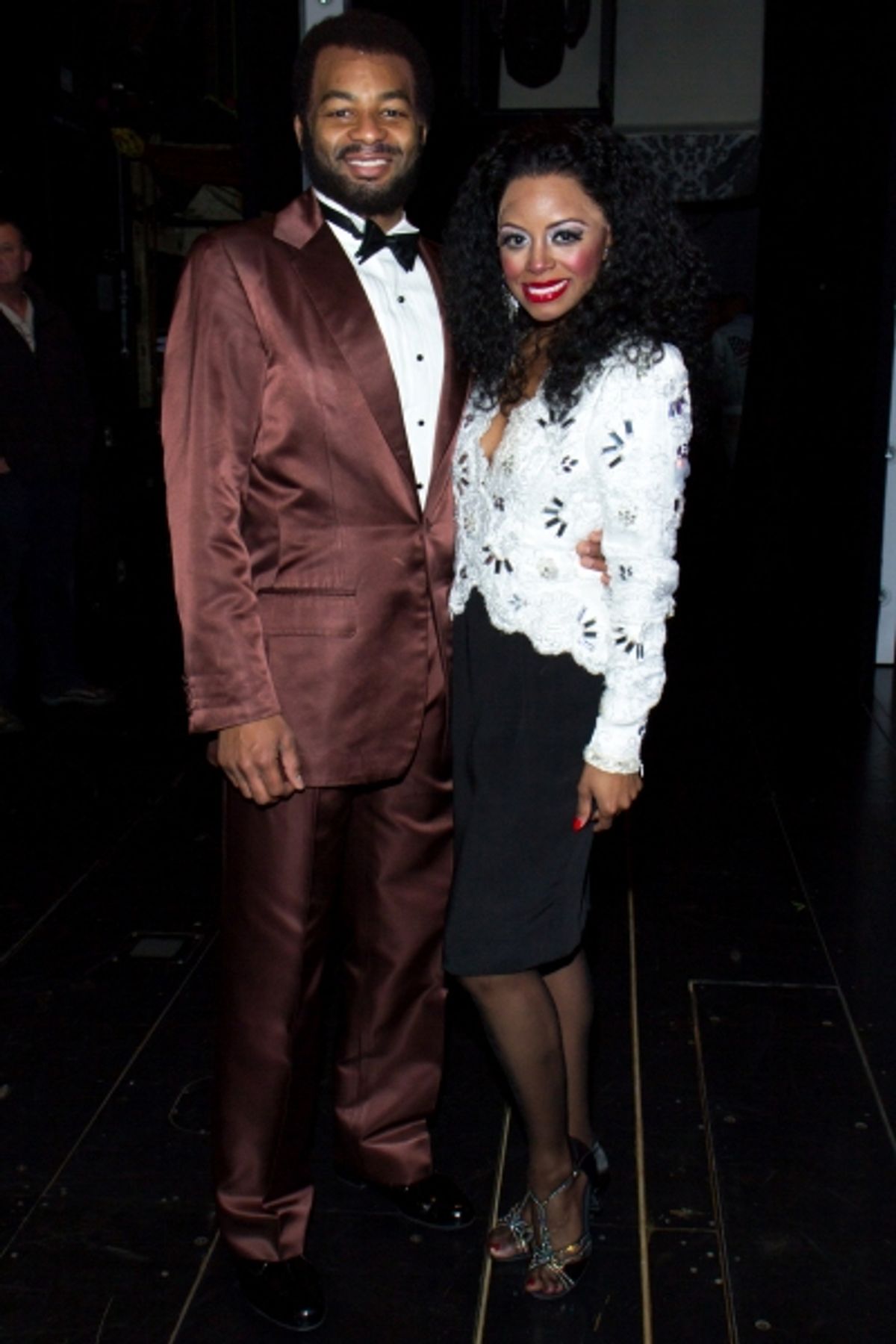 Brandon Victor Dixon, Krystal Joy Brown at 