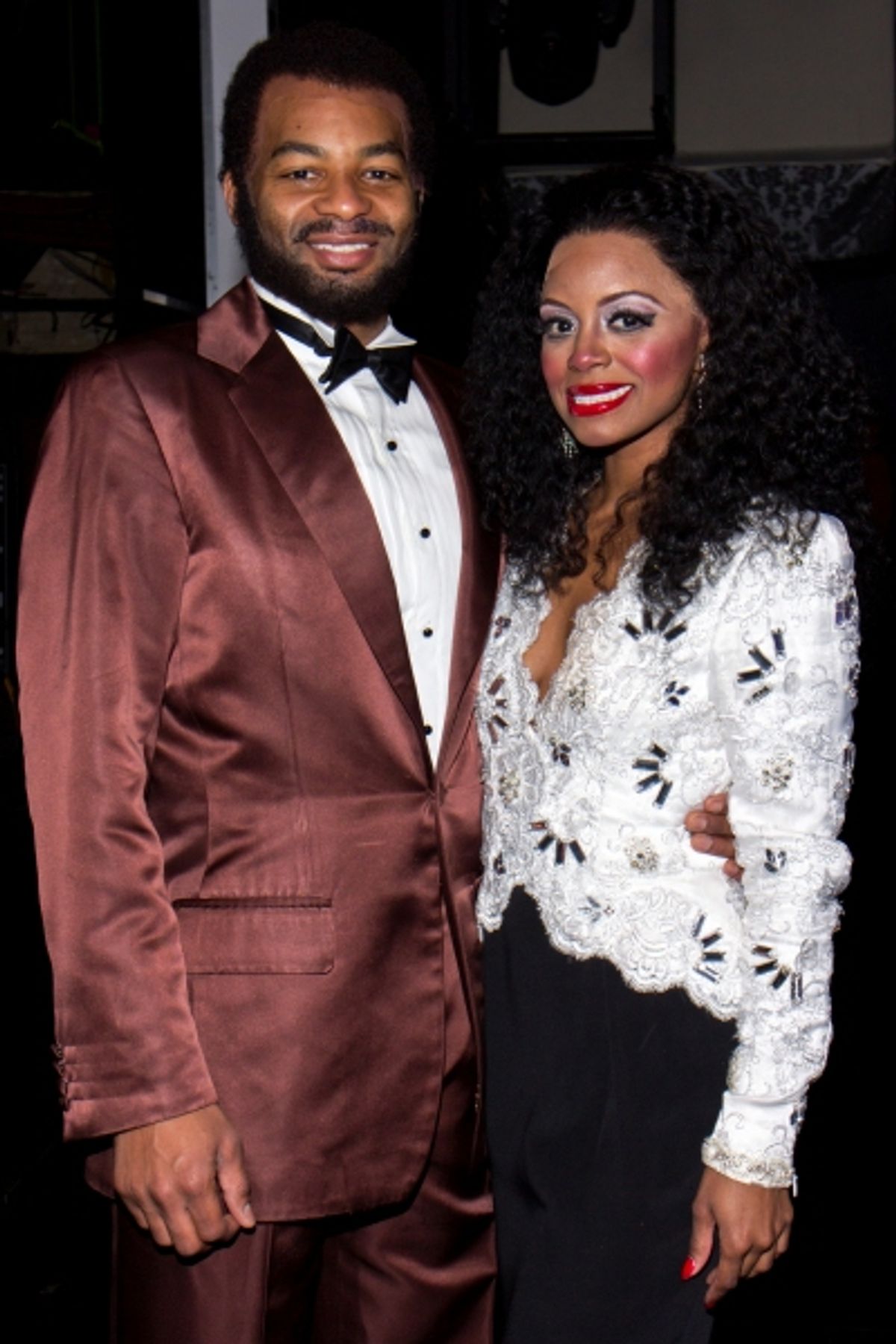 Brandon Victor Dixon, Krystal Joy Brown at 