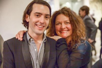 Sherle Wagner''s Albert Fierro & actress Aida Turturro Photo