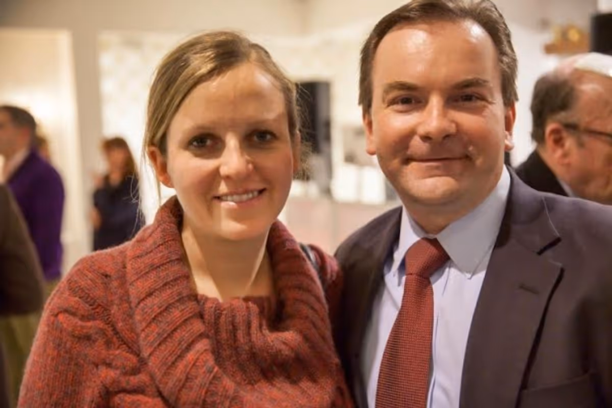Irene Aldridge and Steve Krawciw at Inside The Watermill Center's REFLECTIONS: ART & BEAUTY Exhibition
