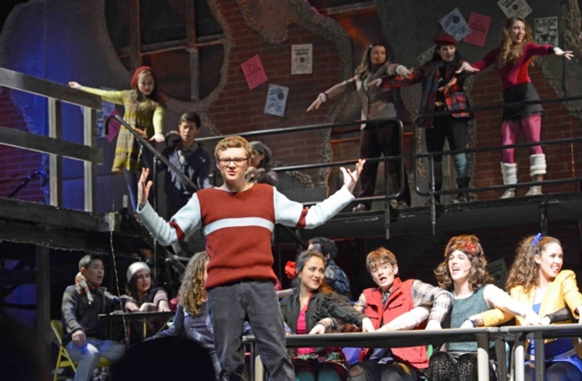 Mark (Michael Ell) in La Vie Boheme at 