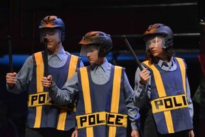 Michael Lebreque, Nick Grew and Hailey Pekera Photo